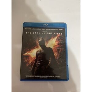 The Dark Knight Rises Blu-ray DVD 3-Disc Christopher Nolan Batman Christian Bale